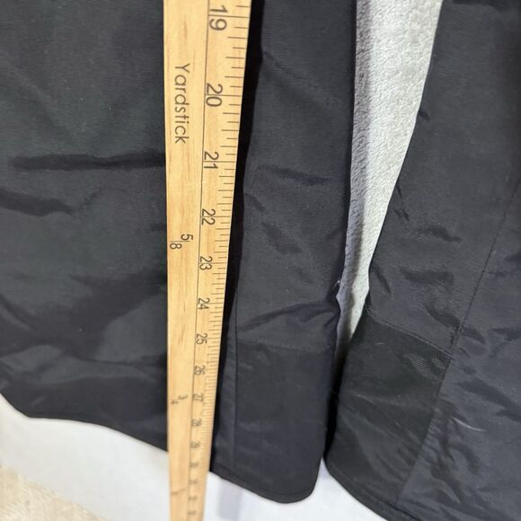 The North Face Hyvent Women M Snow Ski Pants Black Waterproof Cargo Zip Pockets - Picture 6 of 11